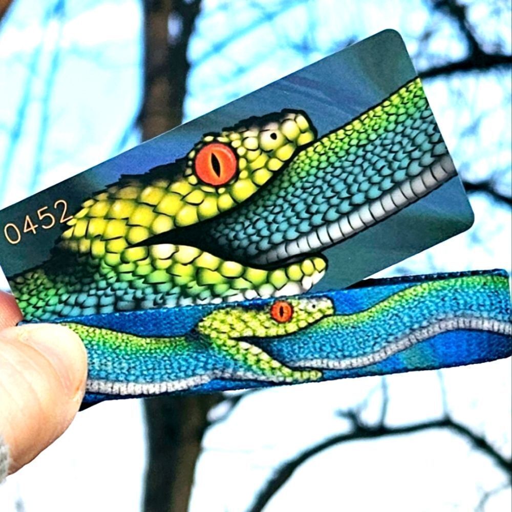 ZOX "THE END IS THE BEGINNING" #373 GREEN SNAKE APP EXCLUSIVE RARE WRISTBAND